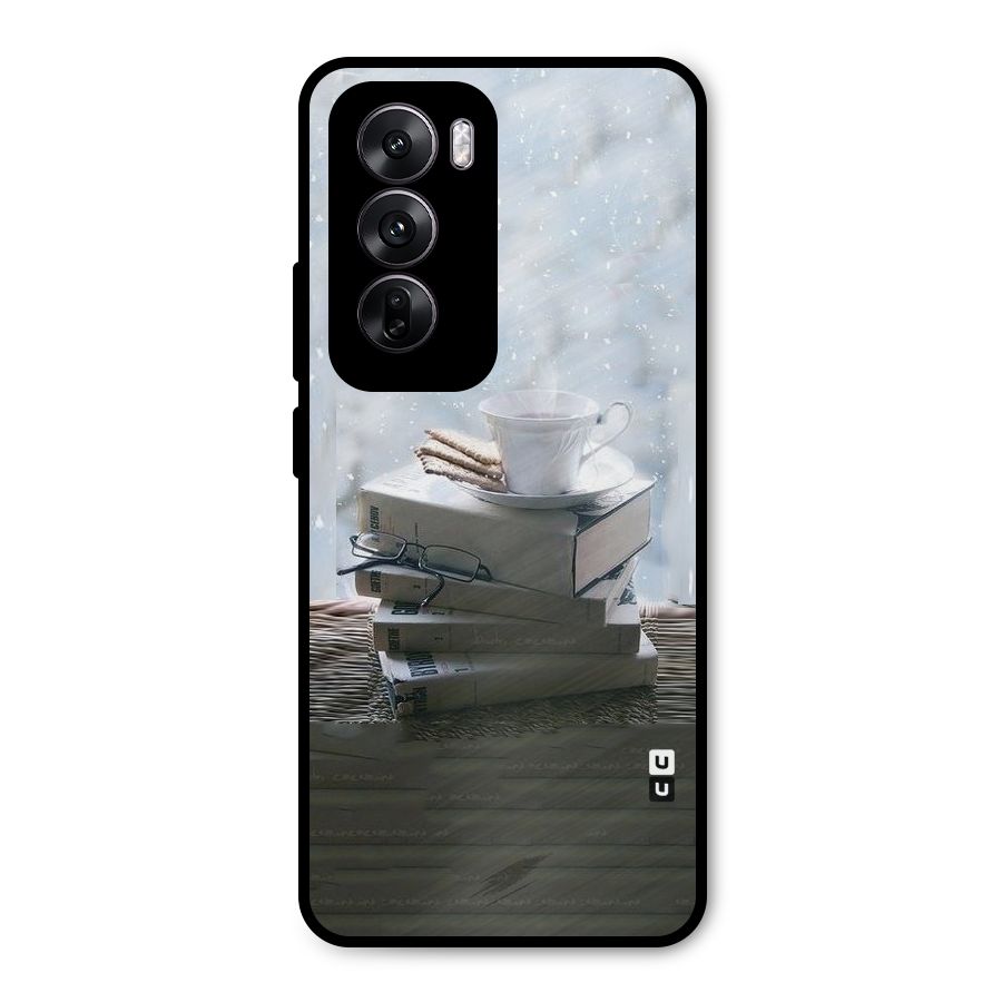 Winter Reads Metal Back Case for Oppo Reno12