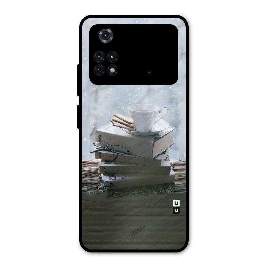 Winter Reads Metal Back Case for Poco M4 Pro 4G
