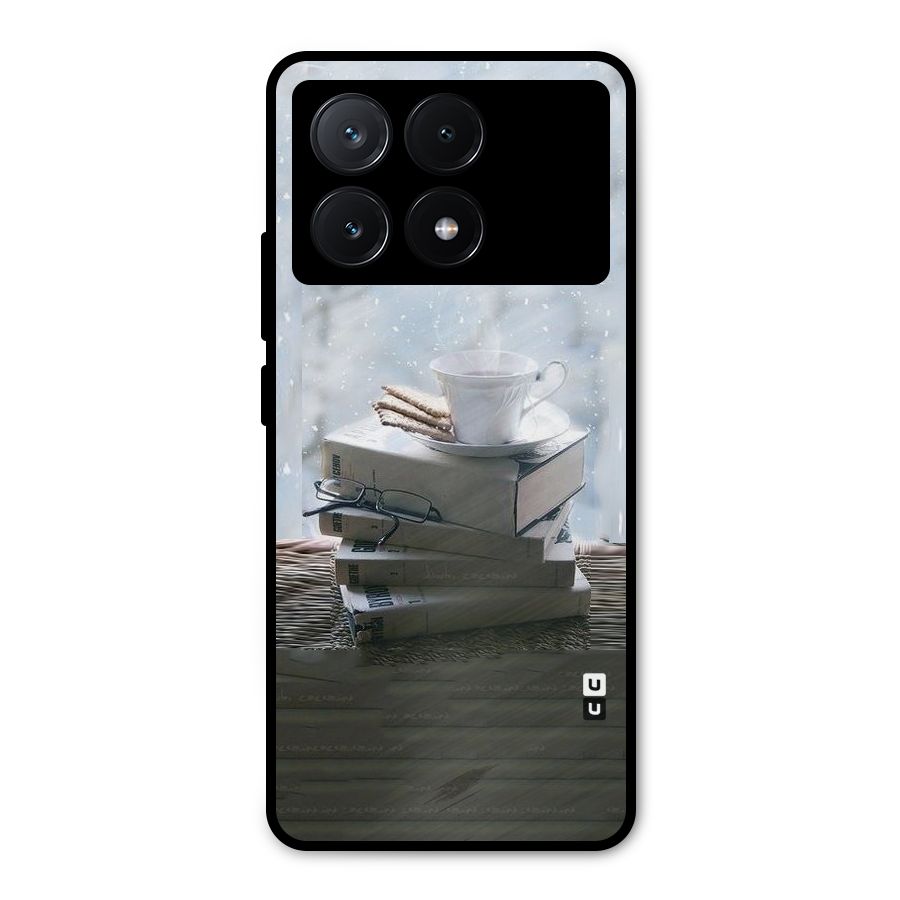 Winter Reads Metal Back Case for Poco X6 Pro