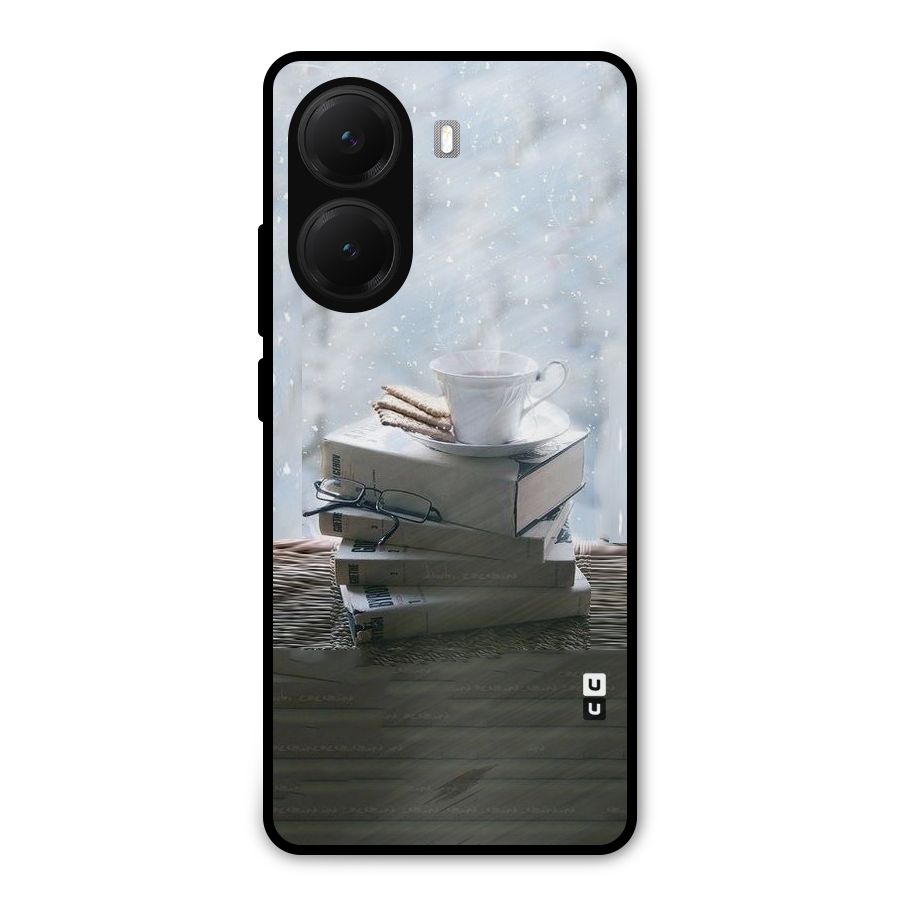 Winter Reads Metal Back Case for Poco X7 Pro