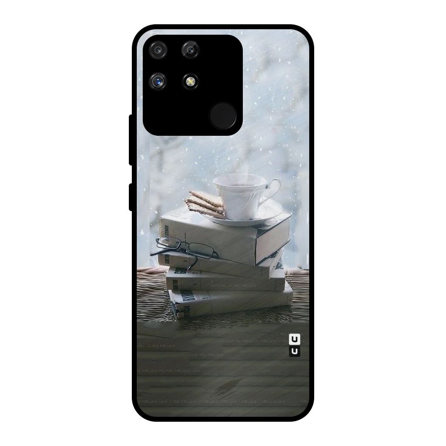 Winter Reads Metal Back Case for Realme Narzo 50A