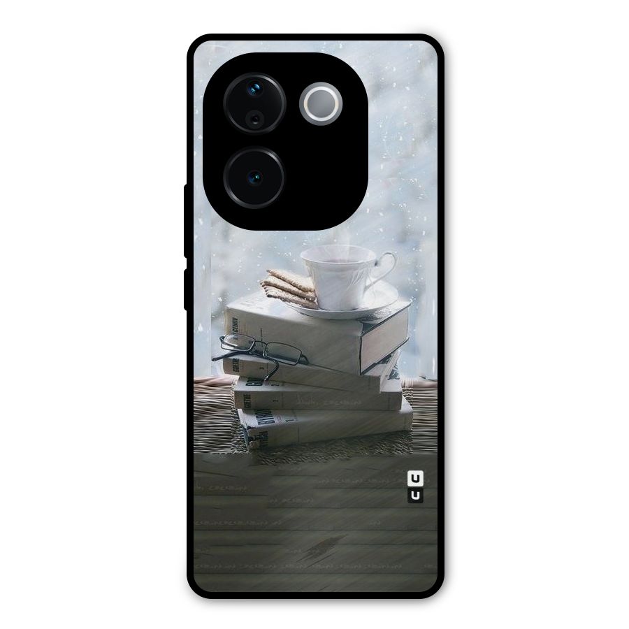 Winter Reads Metal Back Case for Vivo T3 Pro