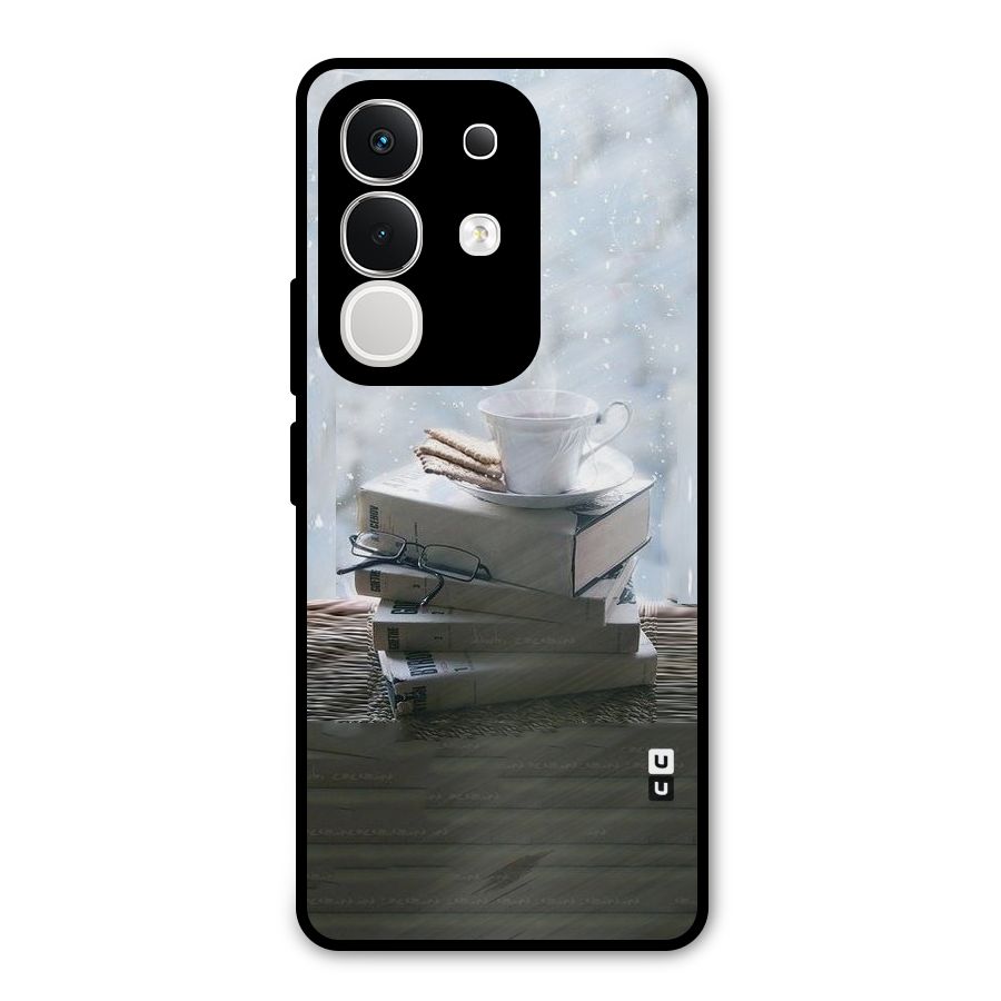 Winter Reads Metal Back Case for Vivo T4x