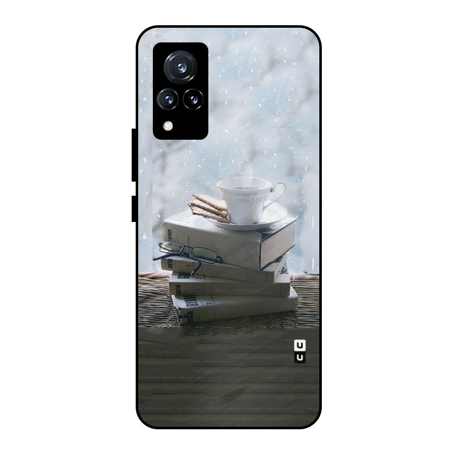 Winter Reads Metal Back Case for Vivo V21 5G