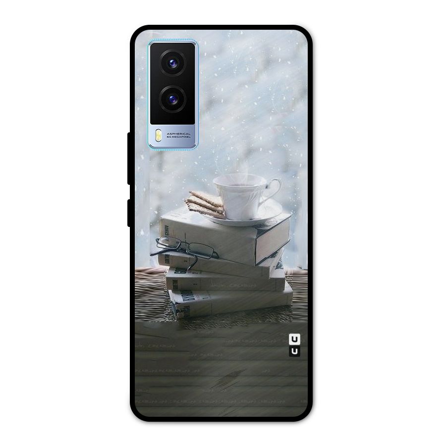 Winter Reads Metal Back Case for Vivo V21e 5G