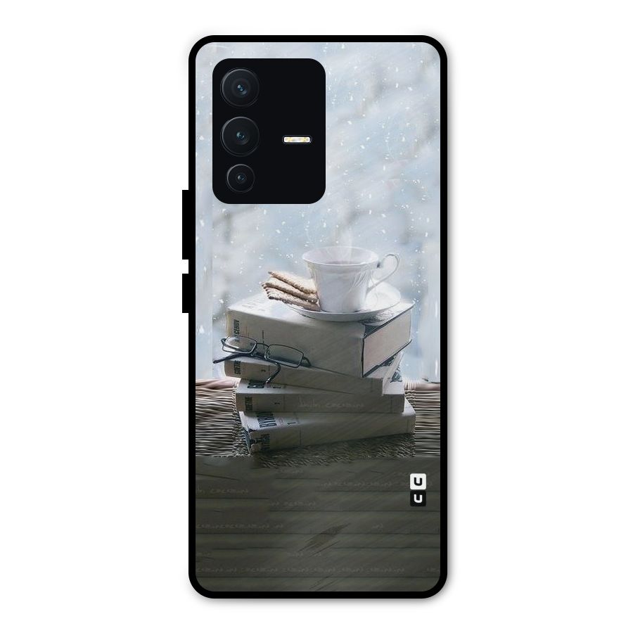 Winter Reads Metal Back Case for Vivo V23 Pro