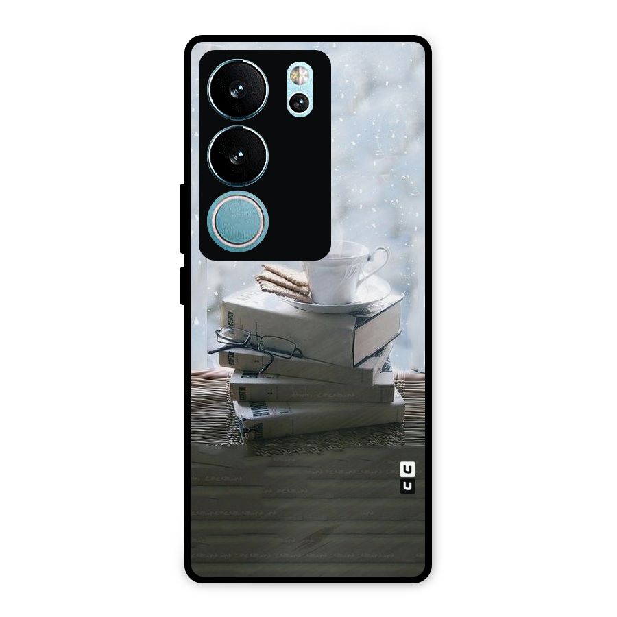 Winter Reads Metal Back Case for Vivo V29