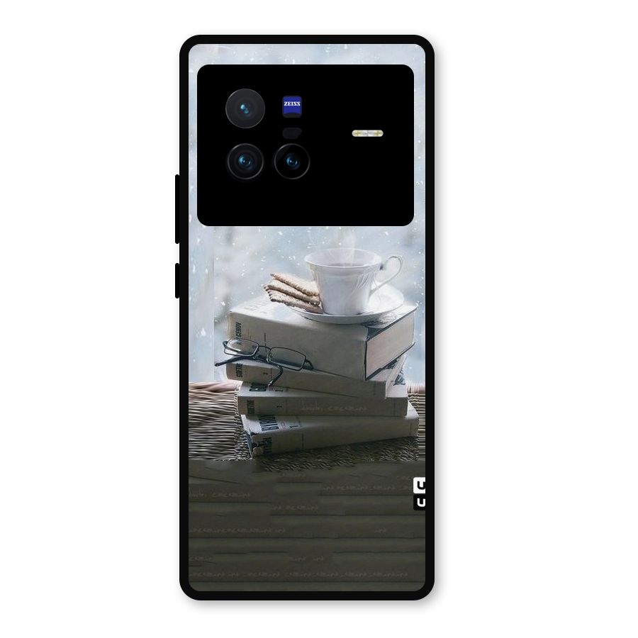Winter Reads Metal Back Case for Vivo X80