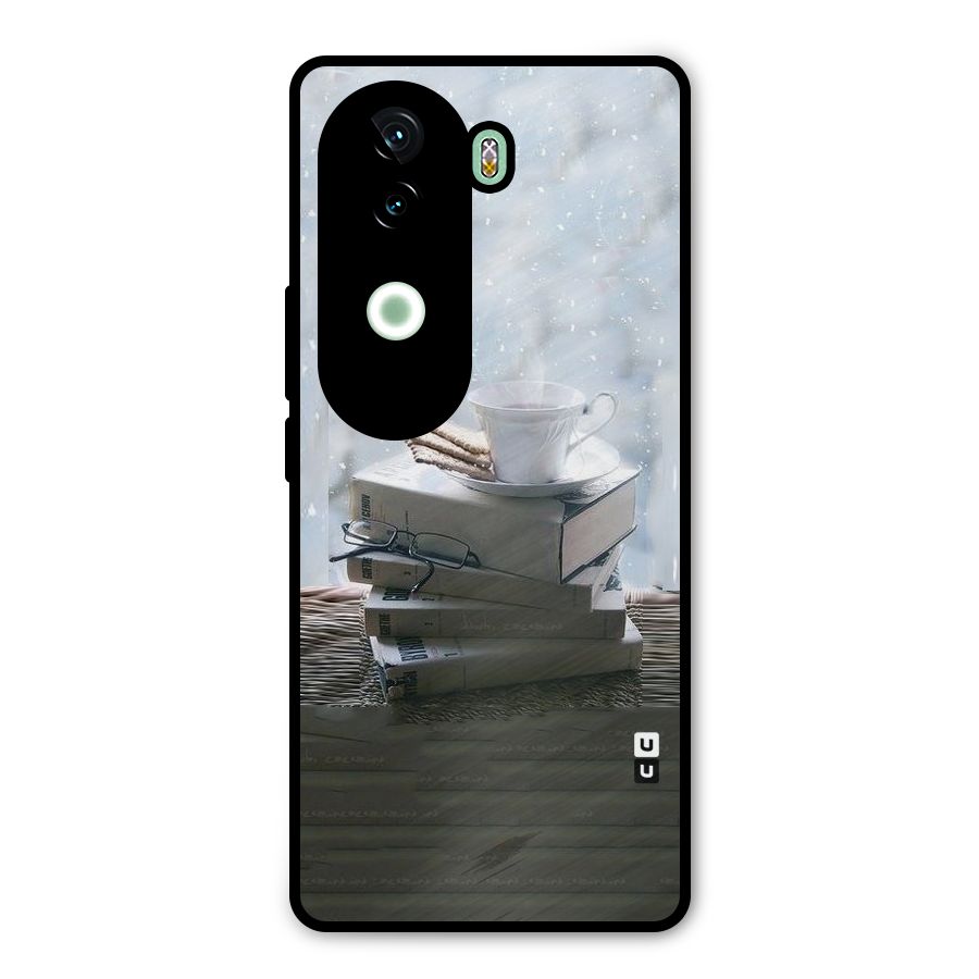 Winter Reads Metal Back Case for iQOO Z9s