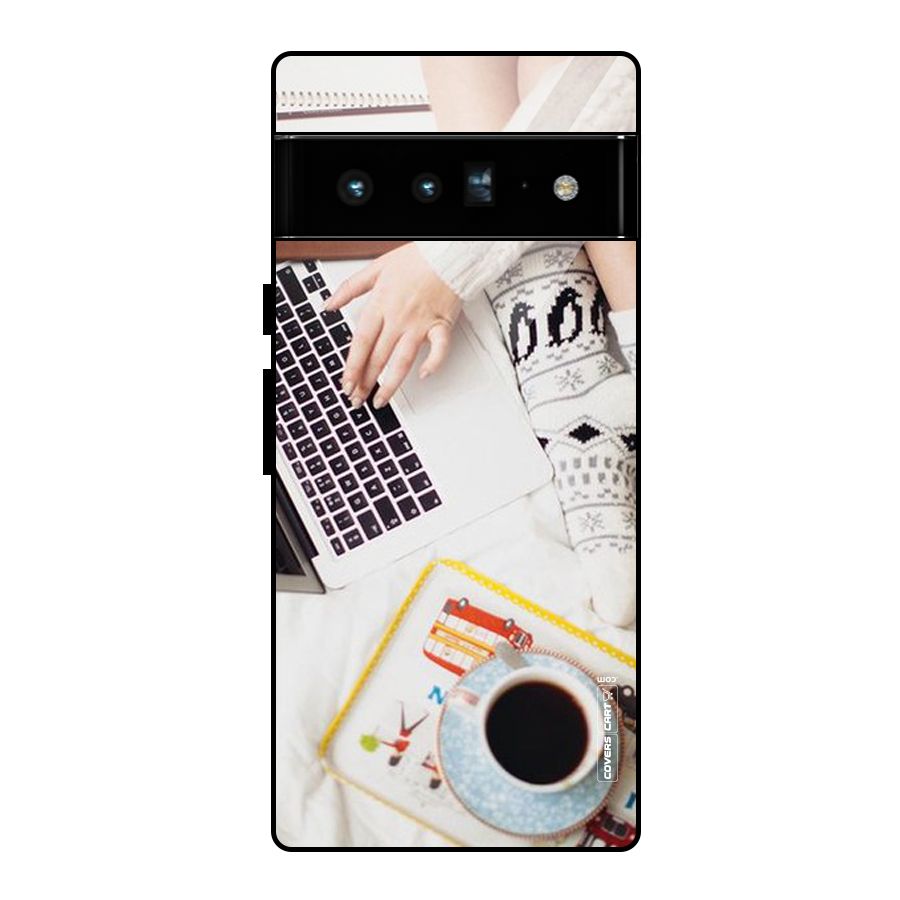 Winter Relaxation Glass Back Case for Google Pixel 6 Pro