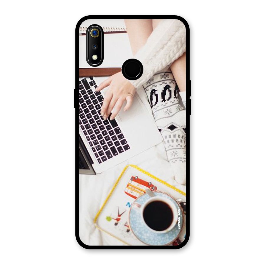 Winter Relaxation Glass Back Case for Realme 3i