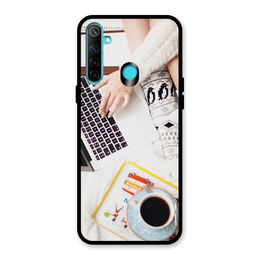 Winter Relaxation Glass Back Case for Realme 5