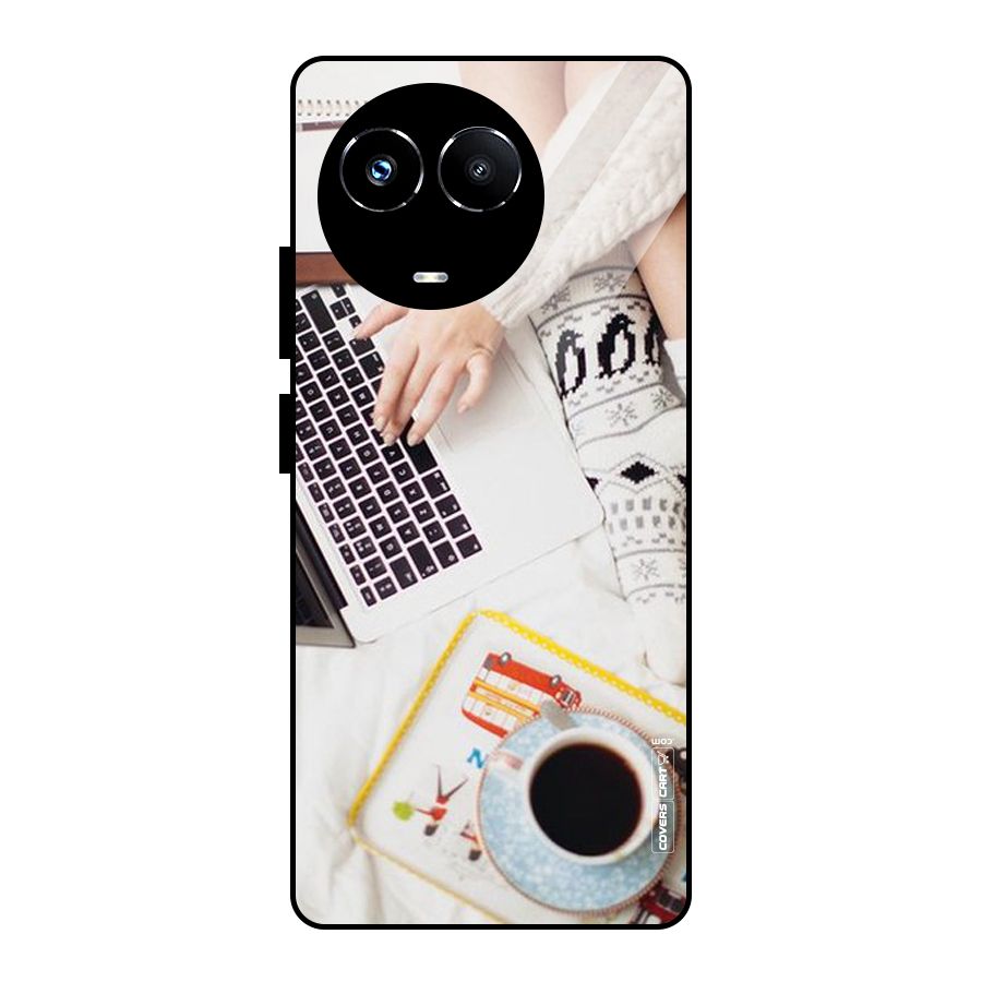 Winter Relaxation Glass Back Case for Realme Narzo 60X