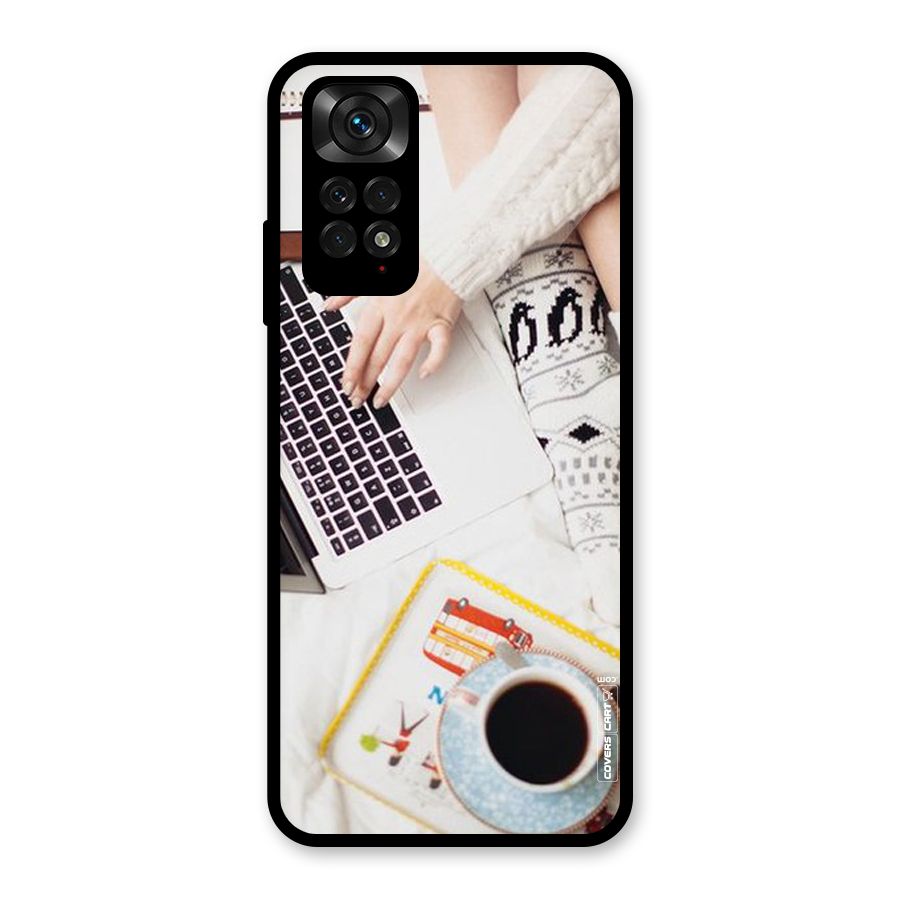 Winter Relaxation Glass Back Case for Redmi Note 11S