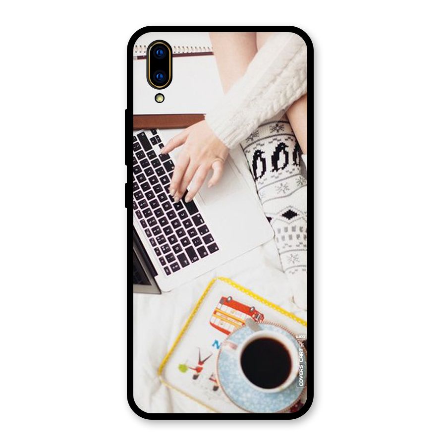 Winter Relaxation Glass Back Case for Vivo V11 Pro