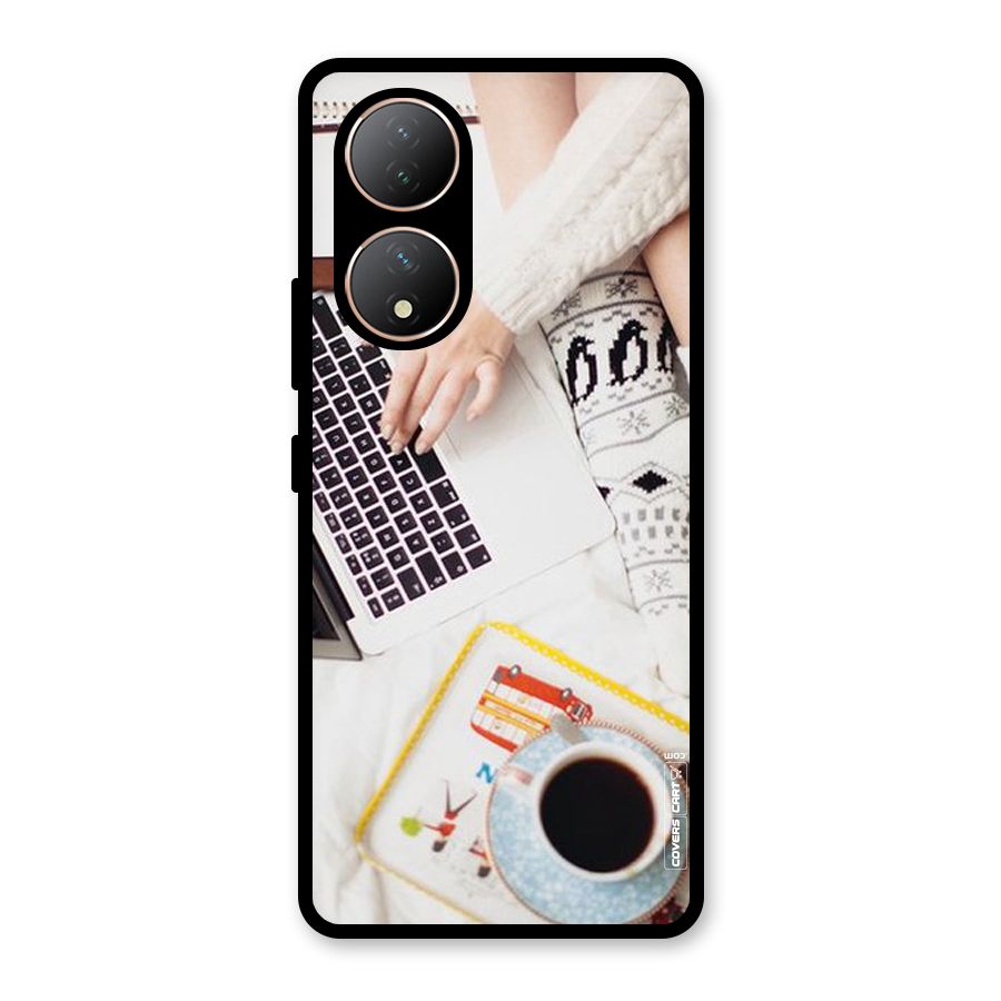 Winter Relaxation Glass Back Case for Vivo Y100A