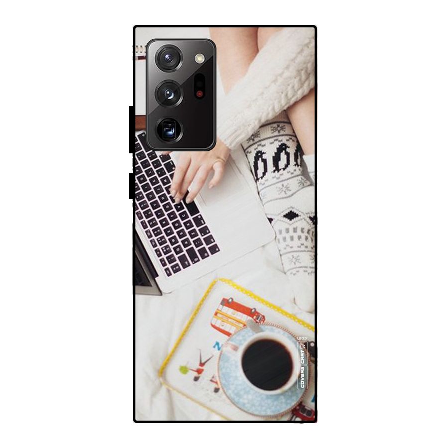 Winter Relaxation Metal Back Case for Galaxy Note 20 Ultra
