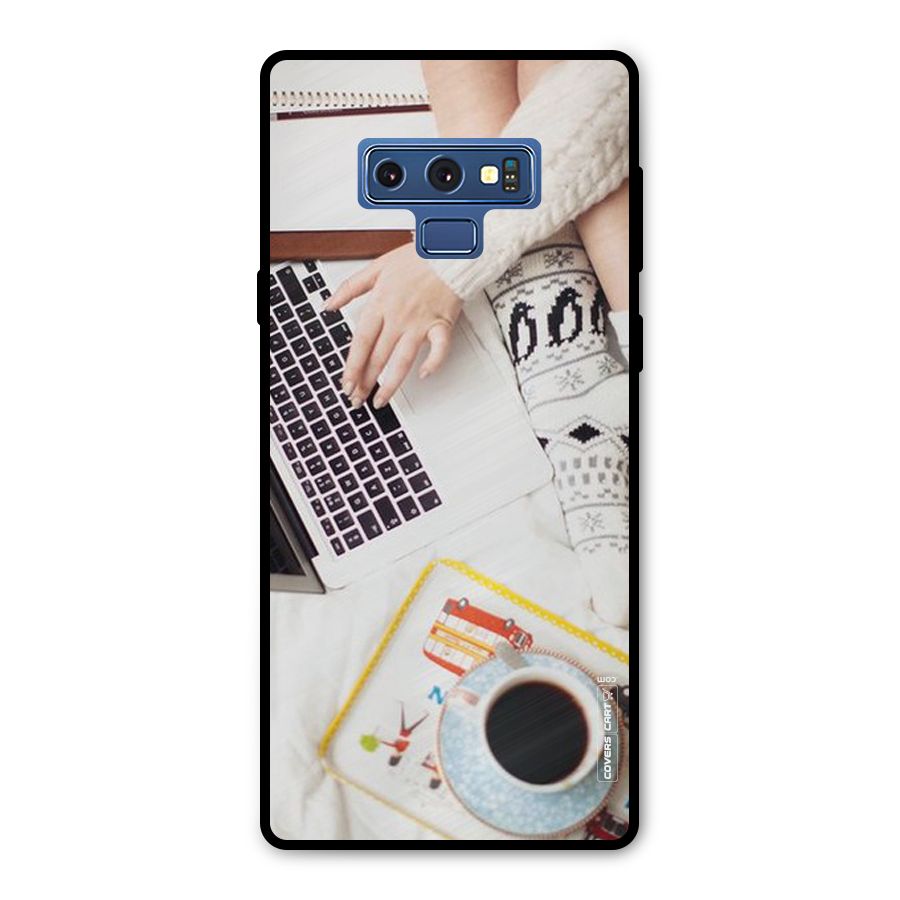 Winter Relaxation Metal Back Case for Galaxy Note 9