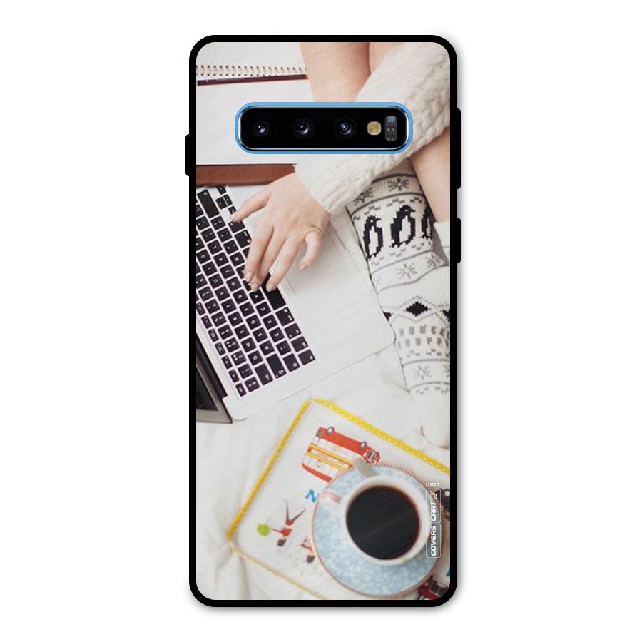 Winter Relaxation Metal Back Case for Galaxy S10