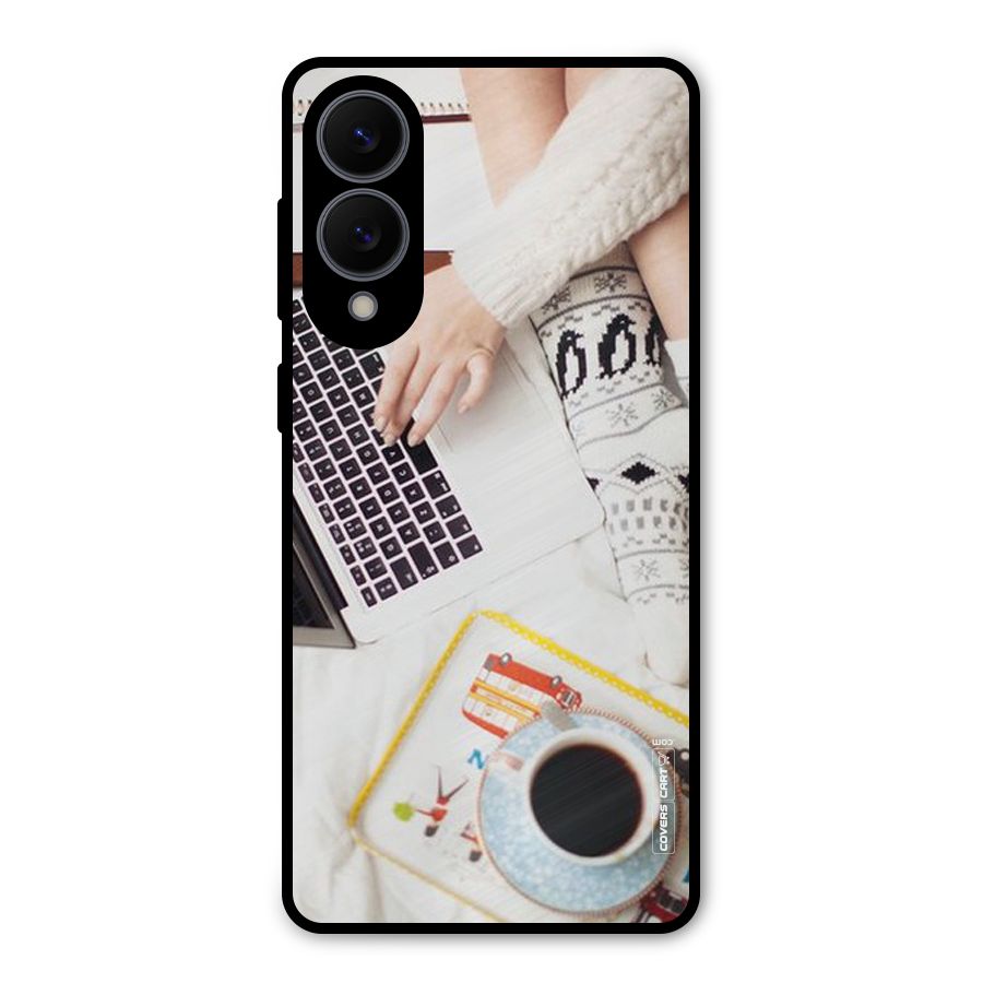 Winter Relaxation Metal Back Case for Galaxy S25 Edge