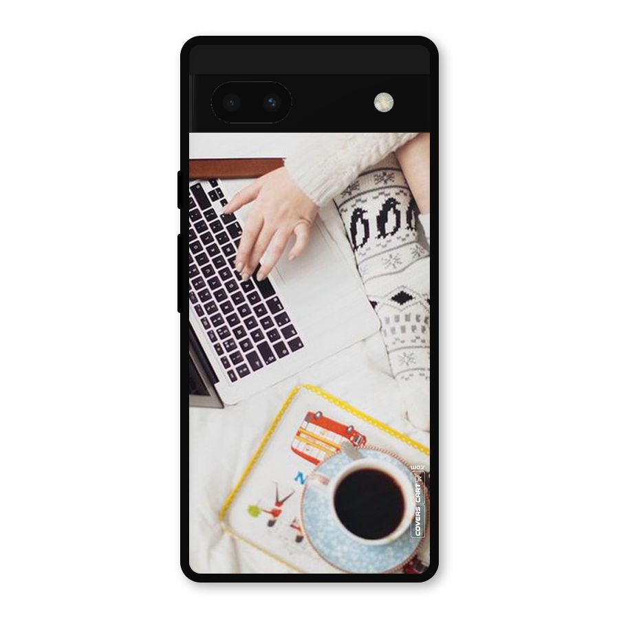 Winter Relaxation Metal Back Case for Google Pixel 6a