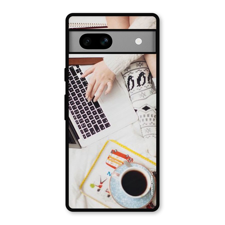 Winter Relaxation Metal Back Case for Google Pixel 7a