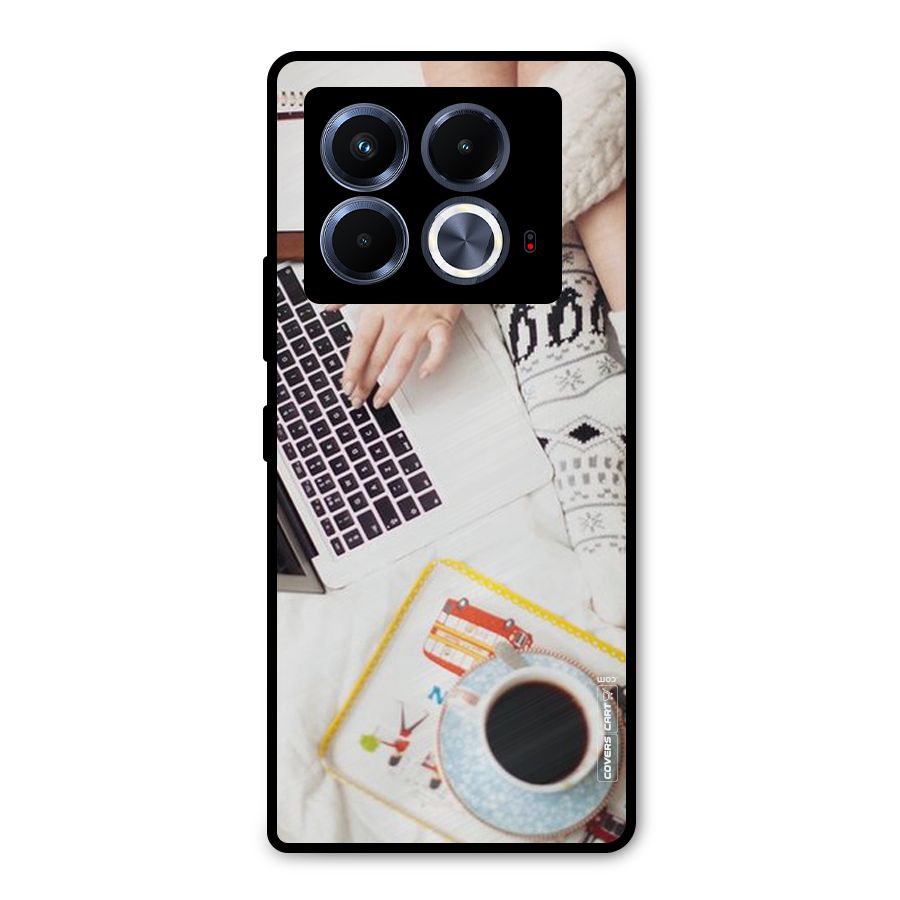 Winter Relaxation Metal Back Case for Infinix Note 40 5G