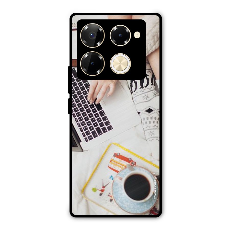 Winter Relaxation Metal Back Case for Infinix Note 40 Pro Plus