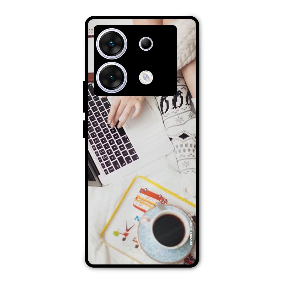 Winter Relaxation Metal Back Case for Infinix Zero 30 5G