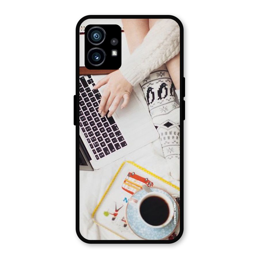 Winter Relaxation Metal Back Case for Nothing Phone 1