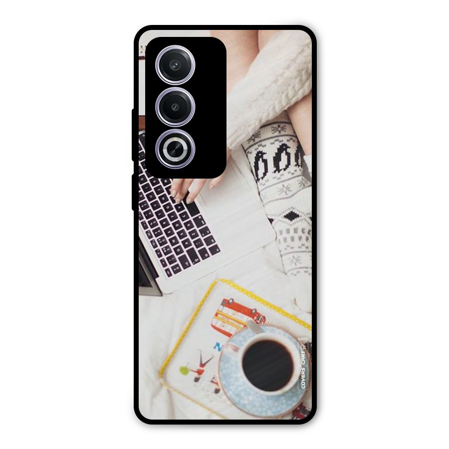 Winter Relaxation Metal Back Case for Oppo A3 Pro