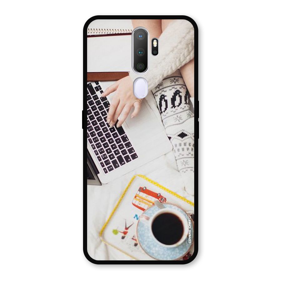 Winter Relaxation Metal Back Case for Oppo A9 (2020)
