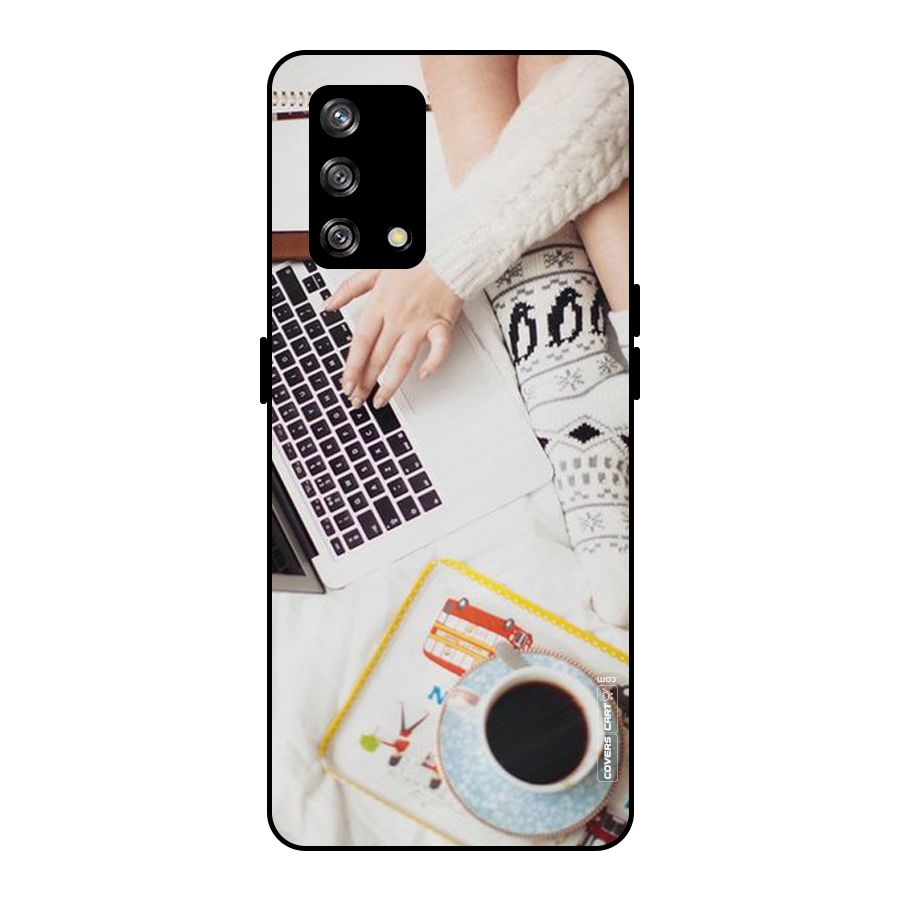 Winter Relaxation Metal Back Case for Oppo F19
