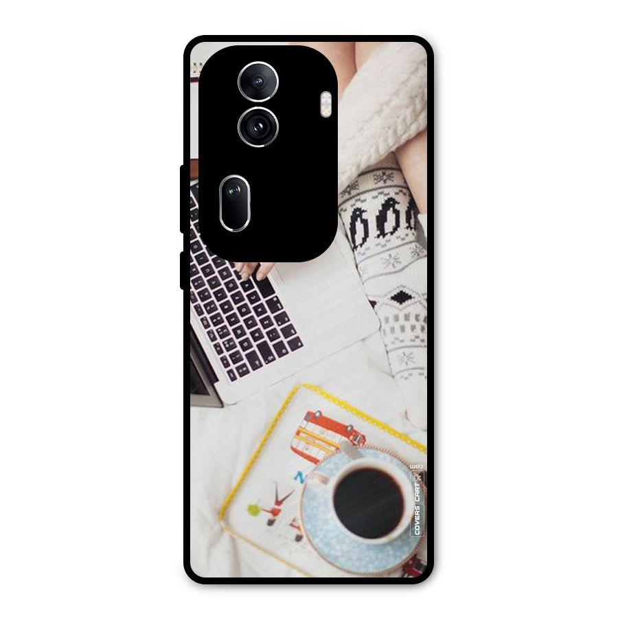 Winter Relaxation Metal Back Case for Oppo Reno11 Pro 5G