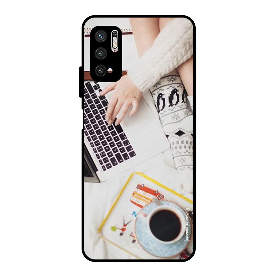 Winter Relaxation Metal Back Case for Poco M3 Pro 5G