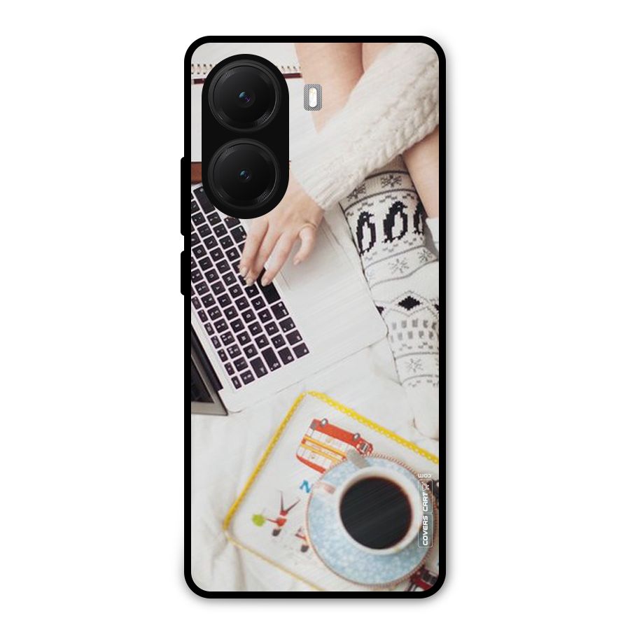 Winter Relaxation Metal Back Case for Poco X7 Pro