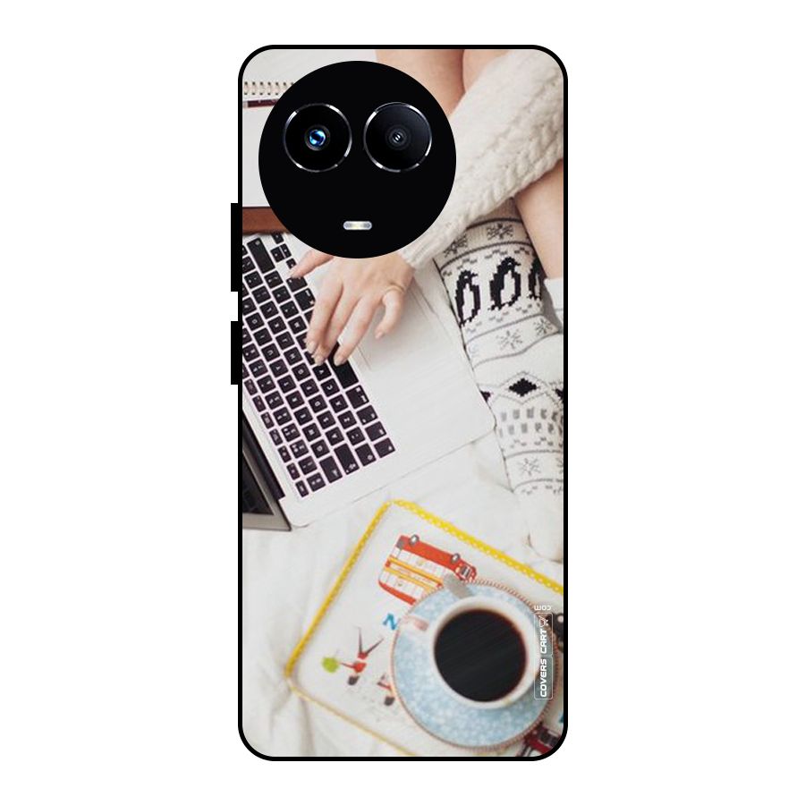 Winter Relaxation Metal Back Case for Realme 11X