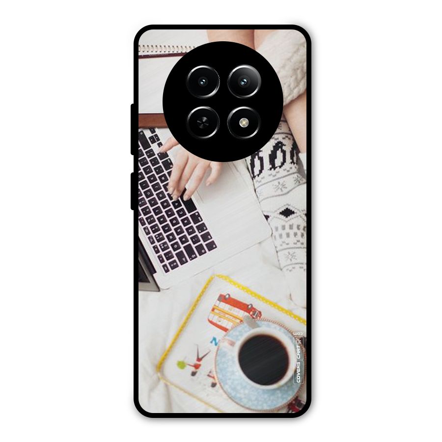 Winter Relaxation Metal Back Case for Realme 12x 5G