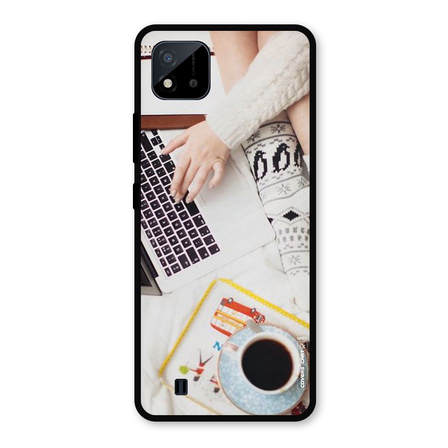Winter Relaxation Metal Back Case for Realme C11 2021