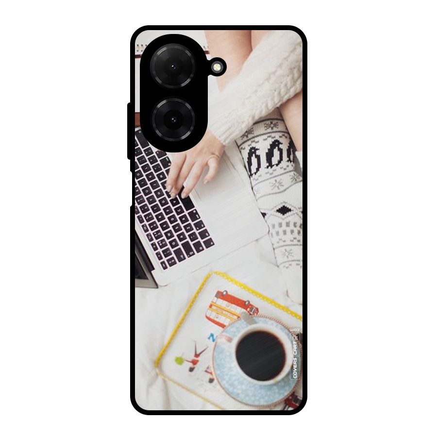 Winter Relaxation Metal Back Case for Redmi A5 4G