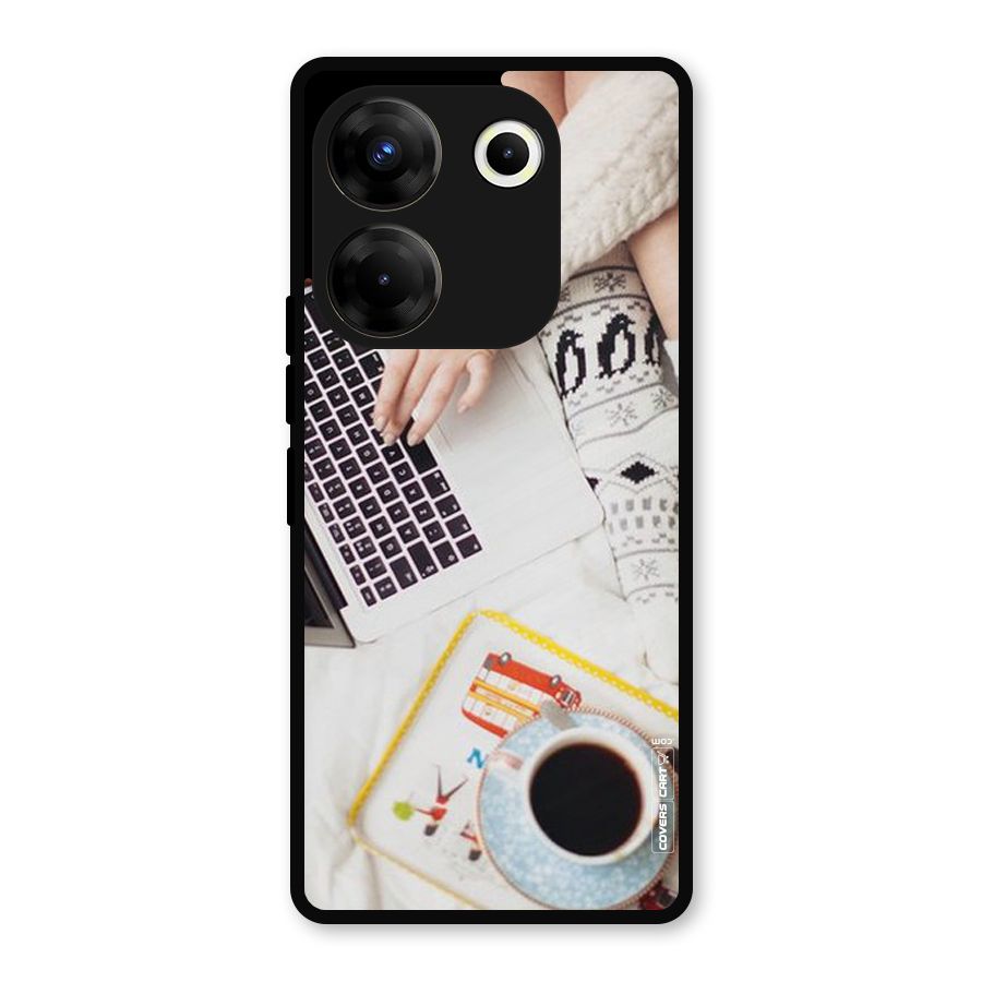 Winter Relaxation Metal Back Case for Tecno Camon 20
