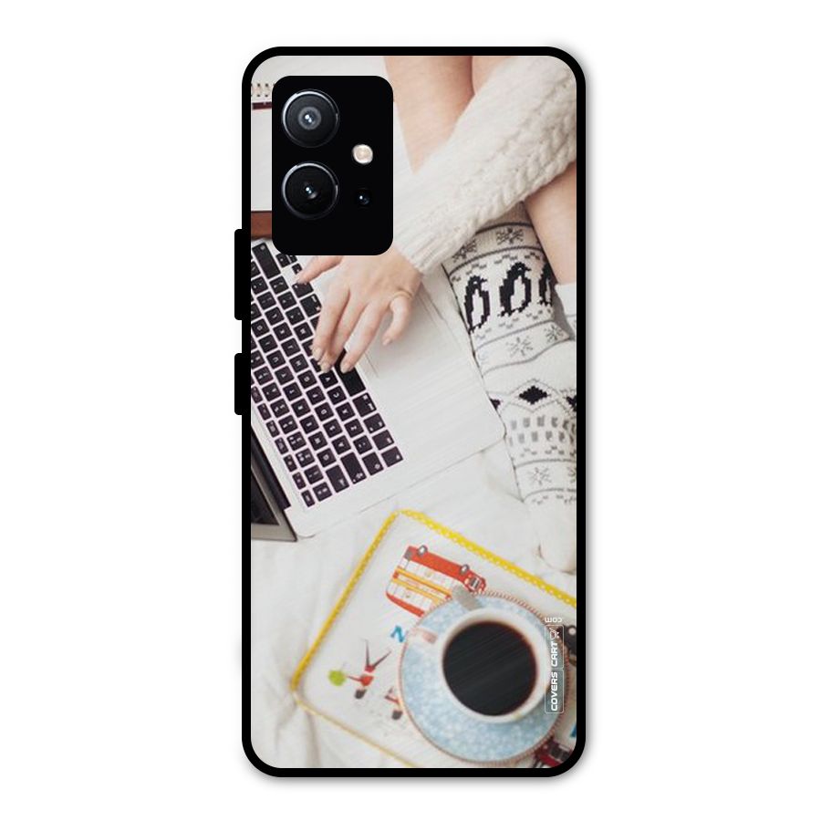 Winter Relaxation Metal Back Case for Vivo T1 5G