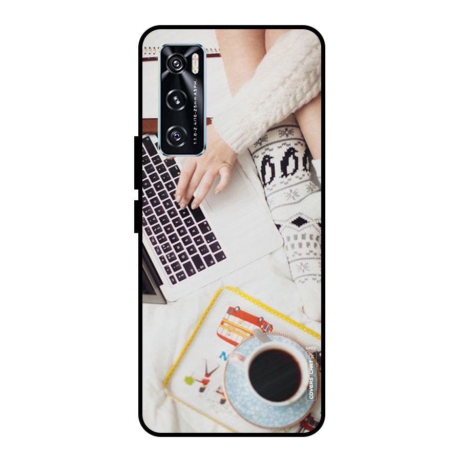 Winter Relaxation Metal Back Case for Vivo V20 SE