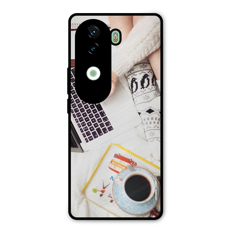 Winter Relaxation Metal Back Case for Vivo V40e