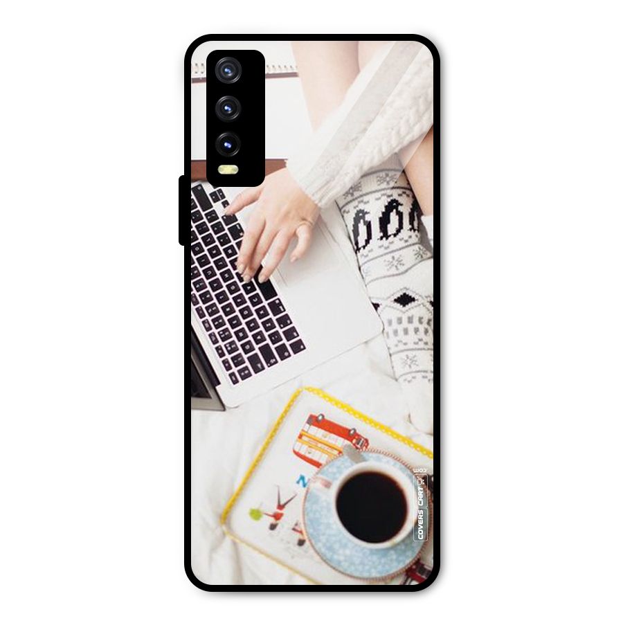 Winter Relaxation Metal Back Case for Vivo Y20 2021