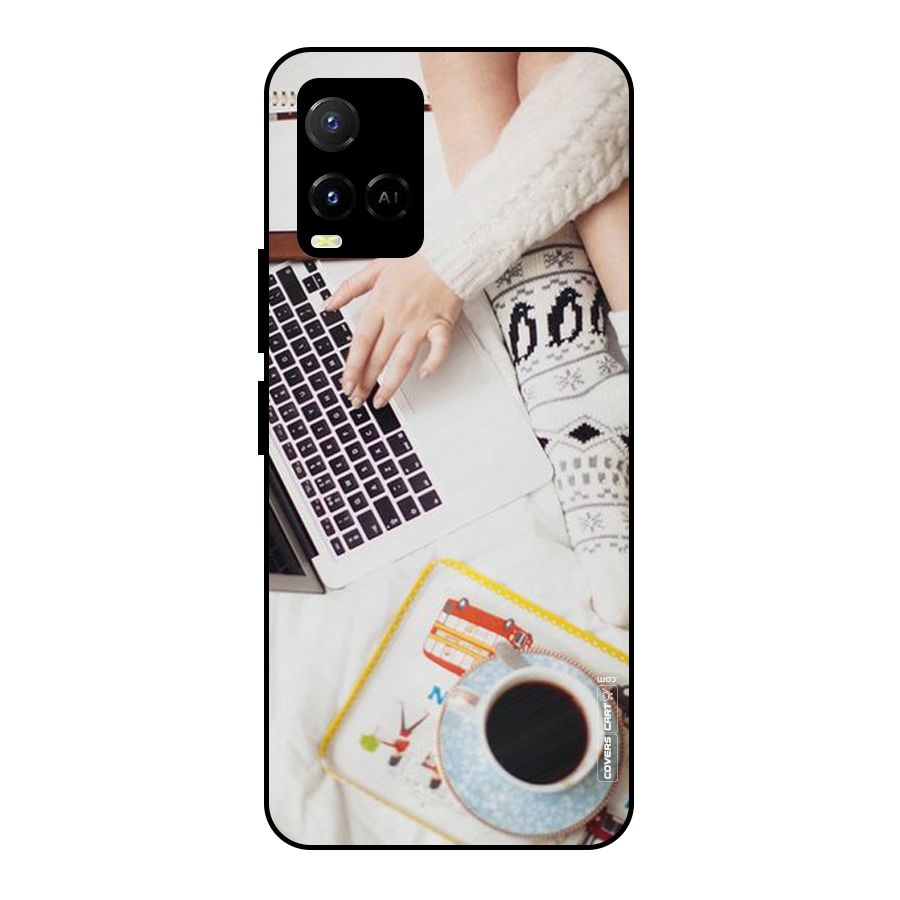 Winter Relaxation Metal Back Case for Vivo Y21