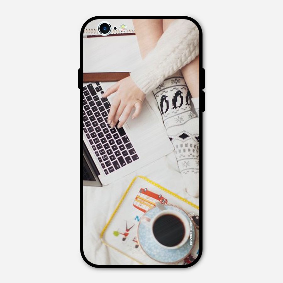 Winter Relaxation Metal Back Case for iPhone 6 6s