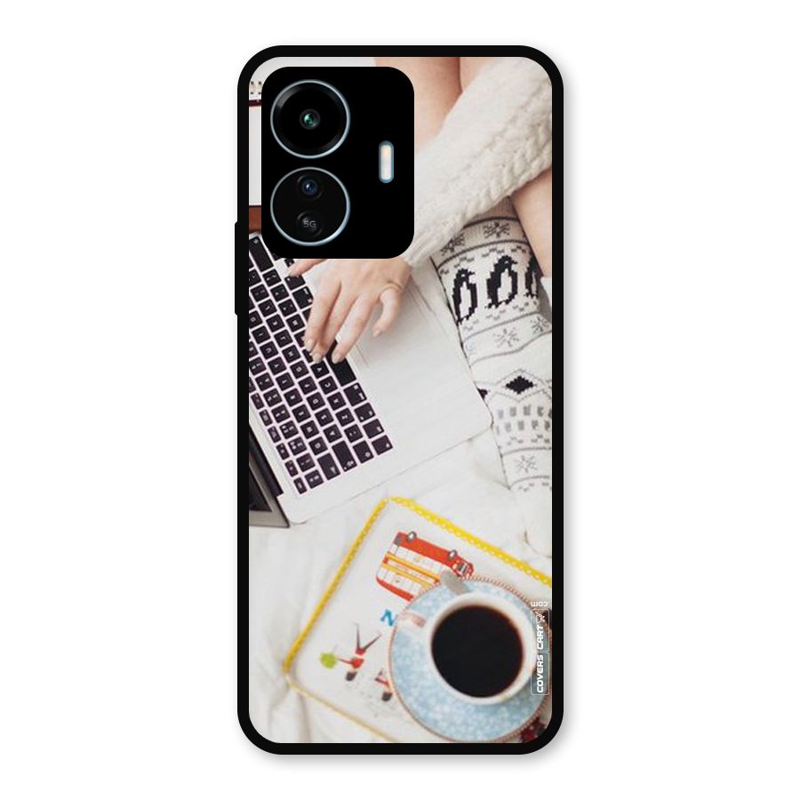 Winter Relaxation Metal Back Case for vivo iQOO Z6 Lite 5G