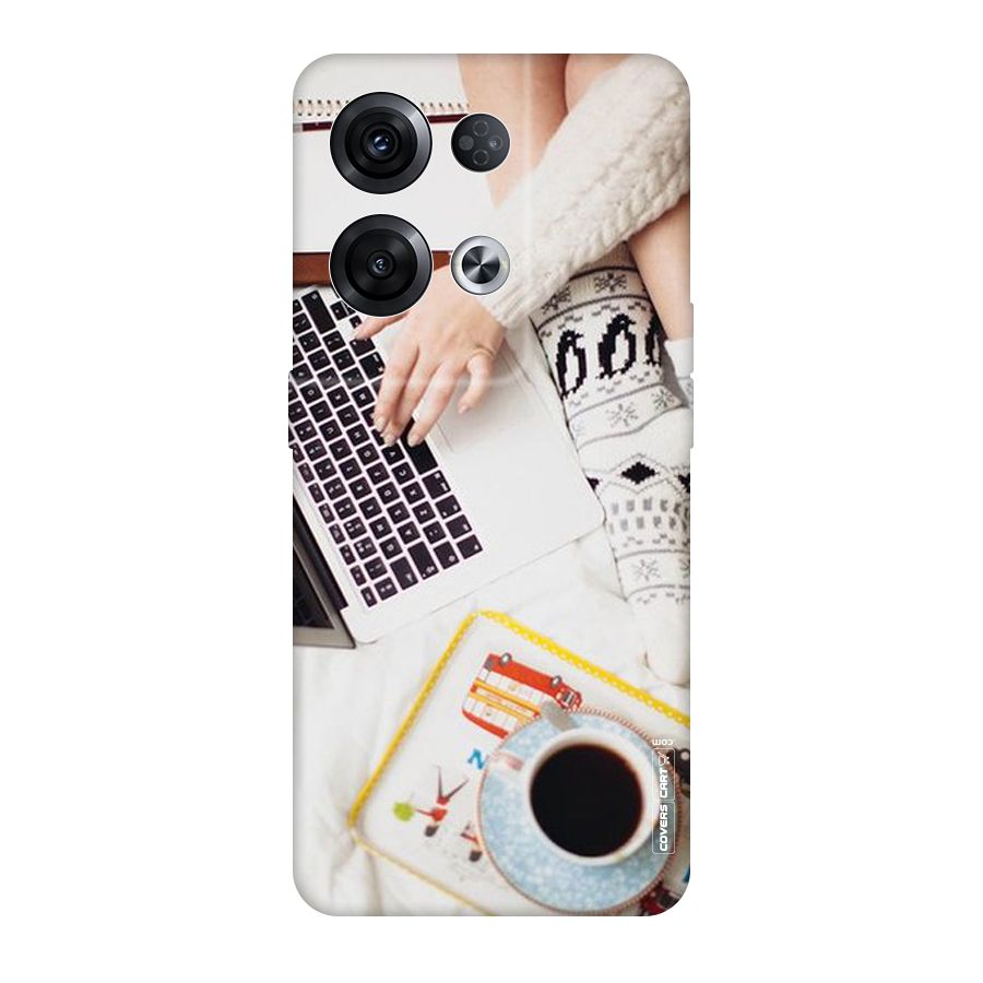 Winter Relaxation Original Polycarbonate Back Case for Oppo Reno8 Pro 5G