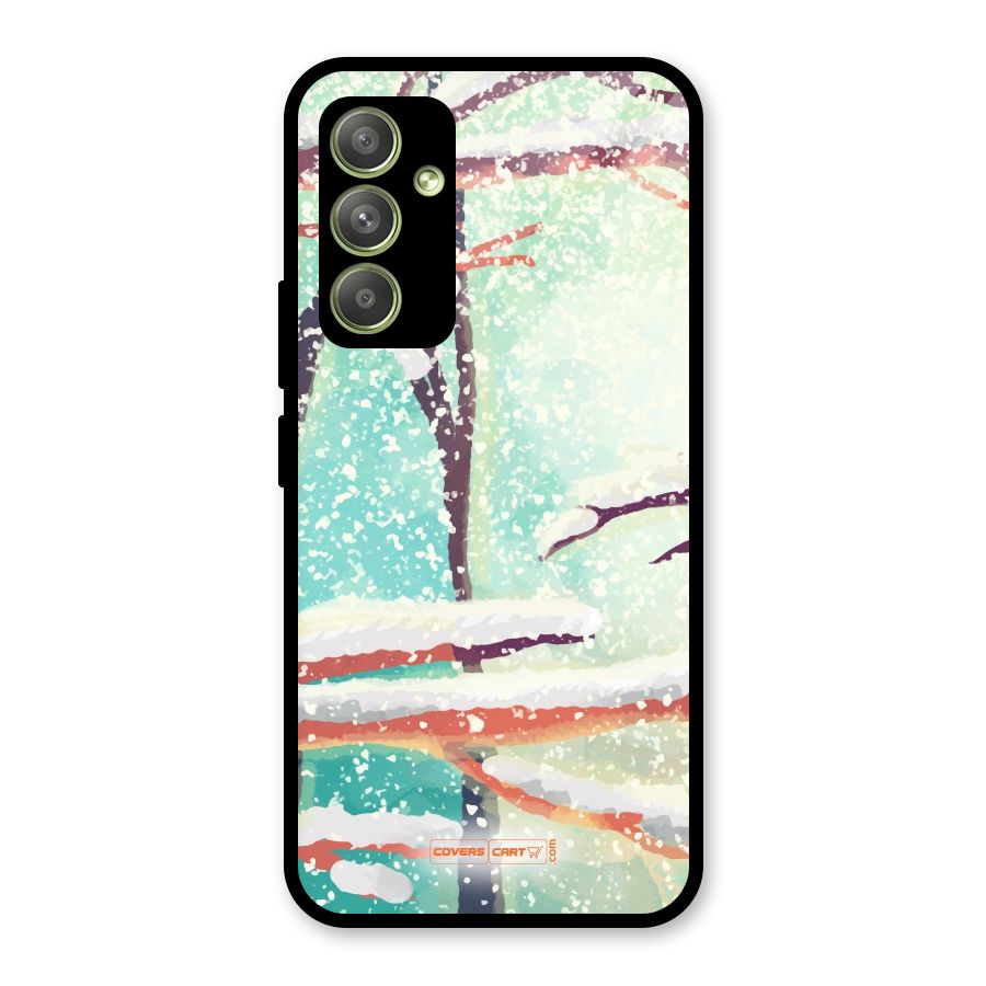 Winter Season Glass Back Case for Galaxy A54